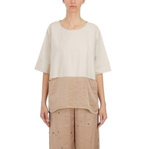 COLLECTION PRIVEE Colorblock T-Shirt Women WHITE T-Shirts & Tops